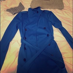 Blue Trench coat by candie’s